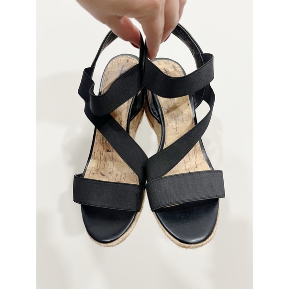 Merona Target Black Wedges - Picture 2 of 7